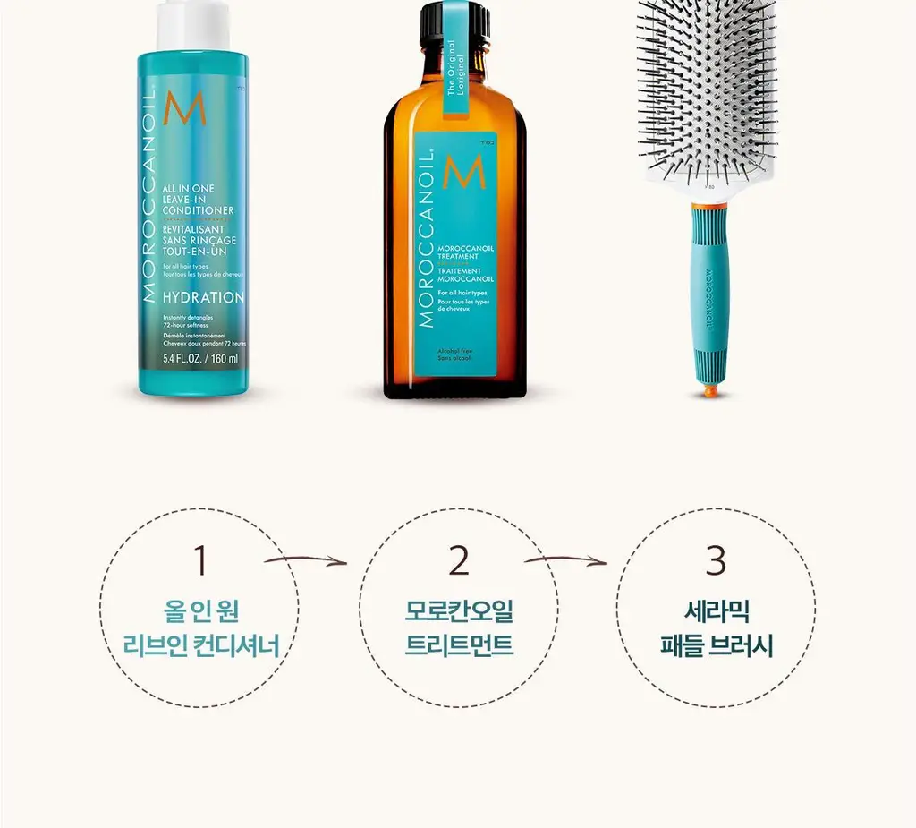 [노워시 컨디셔너]모로칸오일 올 인 원 리브인 컨디셔너 160ml 상세페이지 16